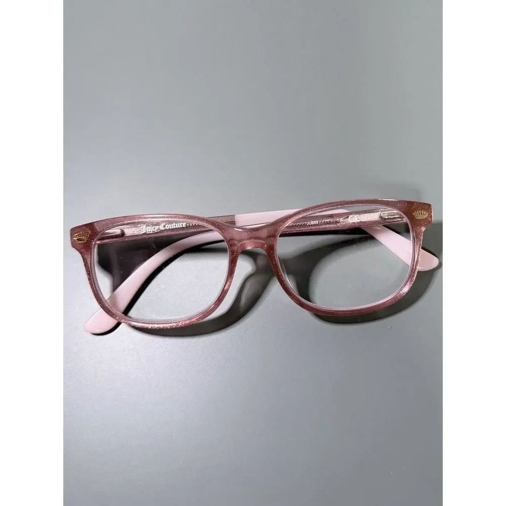 Juicy Couture Girls Pink Glitter Eyeglass Frames‎ JU933 47-15-130